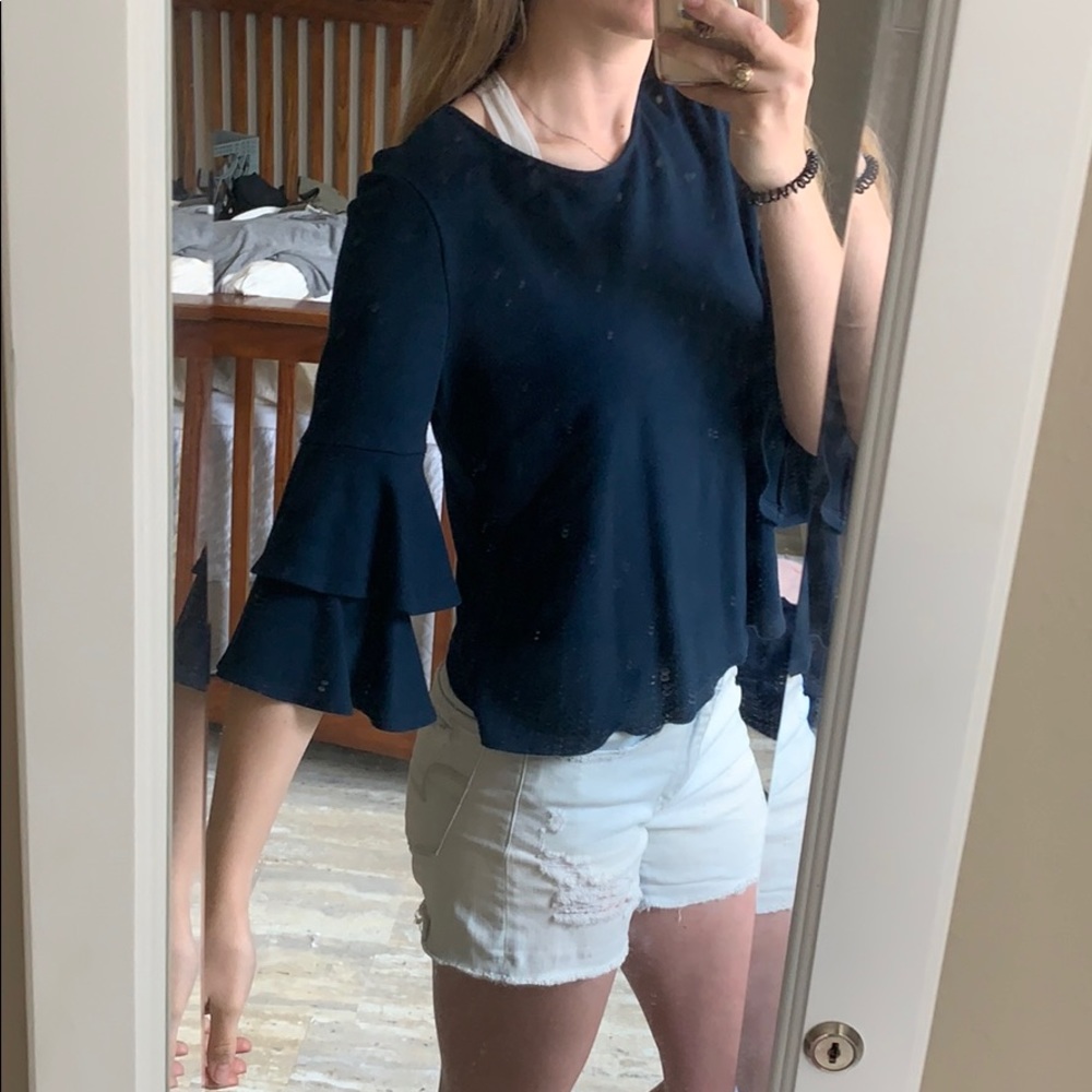 blue dress top
